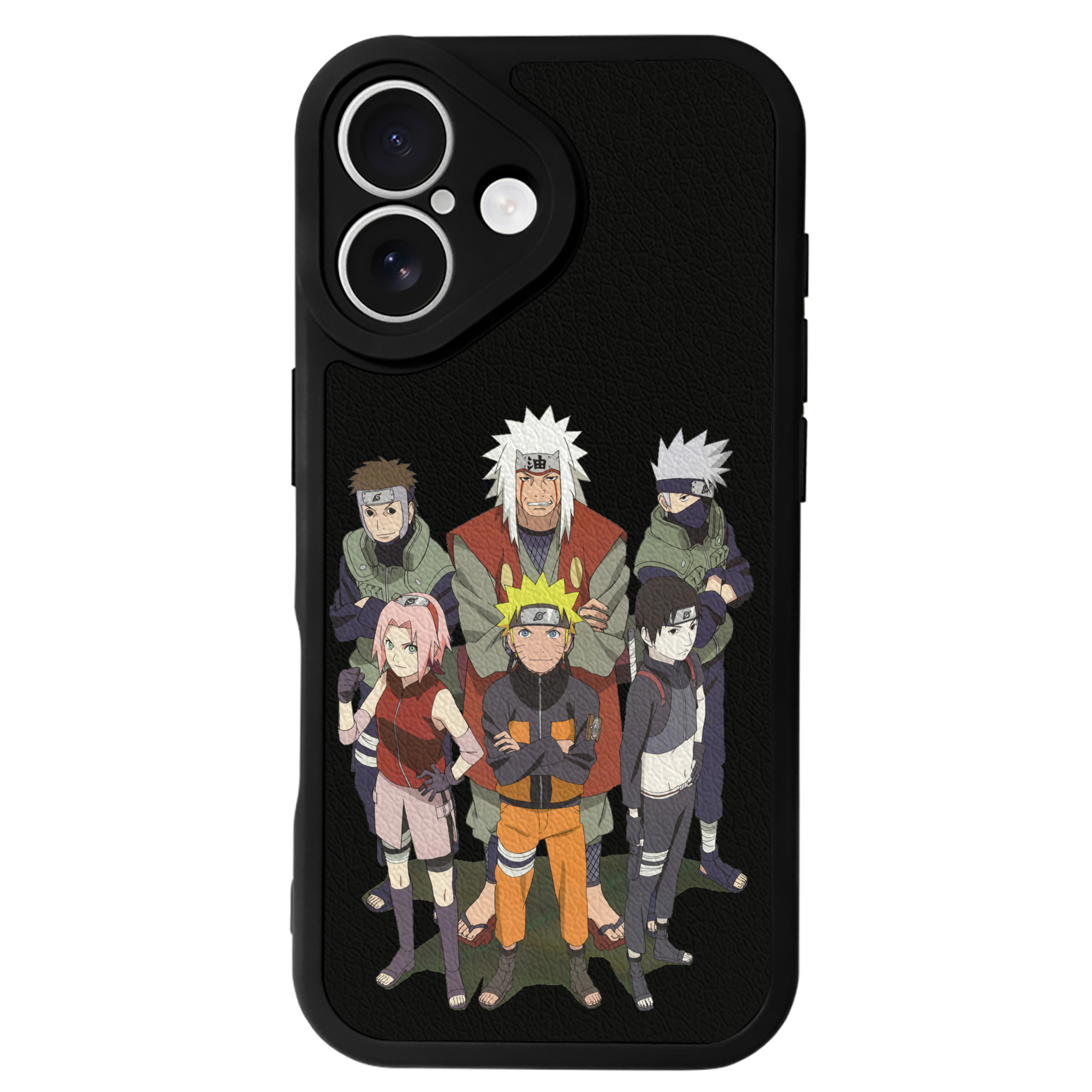 （画像用） NARUTO -ナルト- うずまき ナルト Uzumaki Naruto 【iPhone 16シリーズ対応】シリコンスマホケース（レザー調） 材質：シリコン